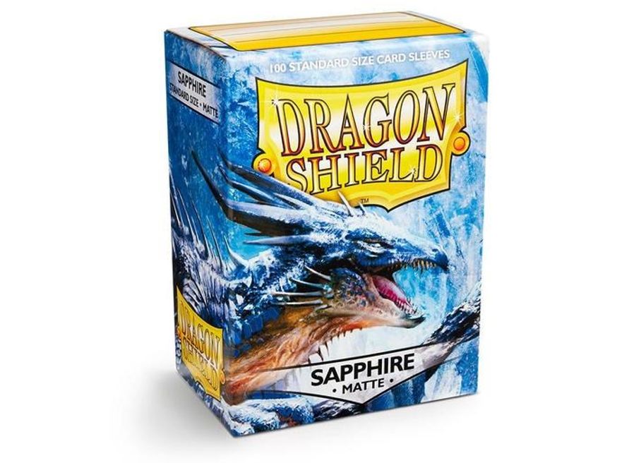 Dragon Shield Matte Sleeves – Sapphire (100 stuks)