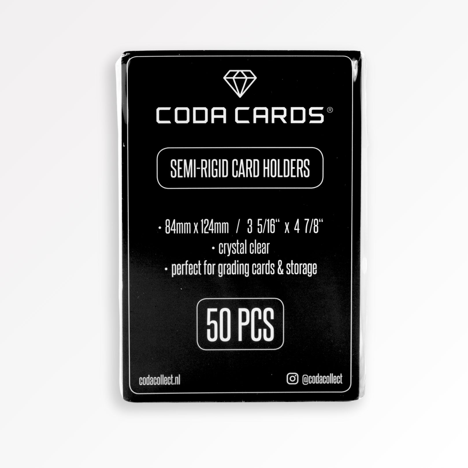 Codacollect Semi-Rigid Card Holders (50 stuks)
